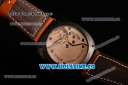 Panerai PAM 504 Radiomir Composite 3 Days Clone P.3000 Manual Winding Cermaic Case with Black Dial Stick/Arabic Numeral Markers and Brown Leather Strap (GF)
