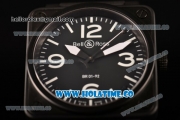 Bell & Ross BR 01-92 Swiss ETA 2824 Automatic Movement Full Black with PVD Case and White Markers