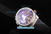 Tag Heuer Grand Carrera Calibre 36 Chronograph Miyota Quartz Swiss Coating Case with Silver Stick Markers and Brown Dial