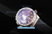 Tag Heuer Grand Carrera Calibre 36 Chronograph Miyota Quartz Swiss Coating Case with Silver Stick Markers and Brown Dial