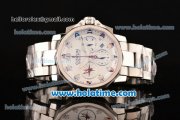 Corum Admiral's Cup Chrono Swiss Valjoux 7750-SHG Automatic Full Steel with White Dial and White Markers - 1:1 Original