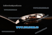 Vacheron Constantin Patrimony Miyota 9015 Automatic Steel Case with White Dial Black Leather Strap and Stick Markers (GF)