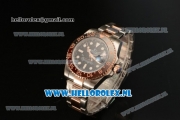 Rolex GMT-Master II 2836 Auto Steel/Rose Gold Case with Black Dial and Two Tone Bracelet