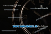 1:1 Blancpain Fifty Fathoms 500 Swiss ETA 2824 Automatic PVD Case with Black Dial and Black Nylon Strap - (ZF)