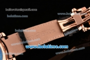 Ulysse Nardin Freak Automatic Rose Gold/Diamond Case with Black Dial and Black Leather Strap (EF)