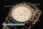 Rolex Daytona Chronograph Swiss Valjoux 7750 Automatic Movement PVD Case with Black Bezel and PVD Strap