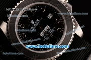 Rolex Submariner Stealth Swiss ETA 2836 Automatic Steel Case with Black Dial and Black Nylon Strap
