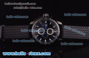 Chopard Miglia GT XL Chronograph Miyota Quartz PVD Case with Black Dial and Blue Hands