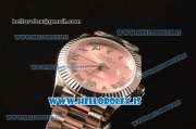 Rolex Datejust 31 Steel 2836 Auto With Steel Bracelet Pink Dial Roman Diamond