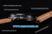 Zenith Pilot Type 20 GMT Asia ST25 Automatic PVD Case with Black Dial Arabic Numeral Markers and Brown Leather Strap