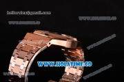 Audemars Piguet Royal Oak 41 Miyota 9015 Automatic Full Rose Gold with Blue Dial and Stick Markers (EF)