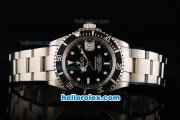 Rolex Submariner Oyster Perpetual Swiss ETA 2836 Automatic Movement Full Steel with White Markers and Black Dial