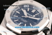 Audemars Piguet Royal Oak Offshore Diver Asia 2813 Automatic Steel Case with Black Dial and Black Rubber Strap