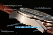 Tag Heuer Carrera Calibre 16 100 Meters Chronograph Quartz Steel Case with White Grid Dial and Brown Leather Strap