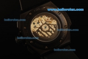 Hublot King Power Chronograph Swiss Valjoux 7750 Automatic Movement PVD Case with Black Bezel and Black Rubber Strap