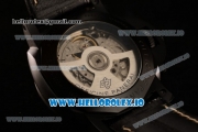 Panerai L'Astronomo Luminor 1950 Tourbillon Moon Phases Equation Of Time GMT Chrono Asia Automatic PVD Case Black Dial With Stick/Arabic Numeral Markers Black Leather Strap