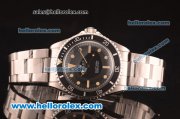 Rolex Oyster Perpetual Submariner Swiss ETA 2836 Automatic Full Steel with Black Bezel and Yellow Markers