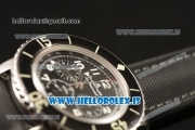 Blancpain Fifty Fathoms Chronograph Valjoux 7750 Automatic Super Luminor Bezel With Black Genuine Leather 5085F 1130 52A(EF)