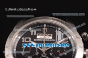 Tudor Fastrider Miyota OS20 Quartz Steel Case with Black Dial and Silver Arabic Numeral Markers