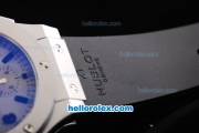 Hublot Big Bang Swiss Valjoux 7750 Chronograph Movement with Titanium Bezel and Khaki Dial-Black Numeral/Stick Marker