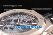 Audemars Piguet Royal Oak Chronograph Miyota OS10 Quartz Steel Case with Blue Dial and Steel Bracelet