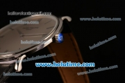 Patek Philippe Calatrava Miyota OS2035 Quartz Steel Case with Roman Numeral Markers and Grey Dial