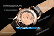 Omega De Ville Co-Axial Asia Automatic Rose Gold Case with Black Dial and Roman Numeral/Stick Markers