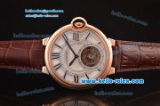 Cartier Ballon Bleu Tourbillon Seagull St8001 Tourbillon Manual Winding Rose Gold Case with White Dial Cartier Ballon Bleu Tourbillon Seagull St8001 Tourbillon Manual Winding Rose Gold Case with White Dial
