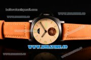 Panerai PAM 763 Firenze 1860 Asia Automatic PVD Case with Beige Dial and Stick/Arabic Numeral Markers