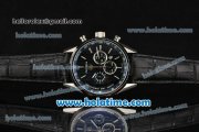 Tag Heuer Carrera Calibre 1969 Chrono Jack Heuer Limited Edition Miyota OS20 Quartz Steel Case with PVD Bezel and Black Dial