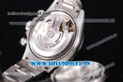 Rolex Daytona Chronograph Clone Rolex 4130 Automatic Stainless Steel Case/Bracelet with Grey Dial and Stick Markers (EF)