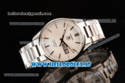 Tag Heuer Carrera Calibre 5 Swiss ETA 2824 Automatic Steel Case White Dial With Stick Markers Steel Bracelet