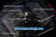 1:1 Richard Mille RM 35-02 RAFAEL NADA Japanese Miyota 9015 Automatic Black PVD Case with Skeleton Dial Red Rubber Strap