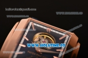 Patek Philippe Gondolo Asia Manual Winding Rose Gold Case with Blue Dial and Stick Markers