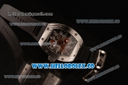 Richard Mille RM 018 Tourbillon Hommage a Boucheron Miyota 9015 Automatic Steel Case with Skeleton Dial and Black Rubber Strap