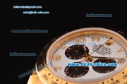 Rolex Daytona Chronograph Swiss Valjoux 7750 Auotmaitc Gold Case with Gold Numeral Markers