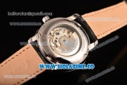 Blancpain ST25 Automatic Steel Case with Black Dial and Black Leather Strap