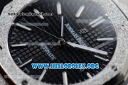 Audemars Piguet Royal Oak 41MM Asia Automatic Steel Case with Black Dial and Steel Bracelet (EF)