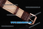 IWC Portugieser Yacht Club Asia ST25 Automatic Rose Gold Case with Brown Dial Brown Leather Strap and Arabic Numeral Markers