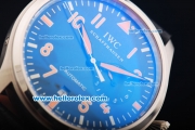 IWC Big Pilot Swiss Valjoux 7750 Automatic Movement Steel Case with Black Dial and Orange Markers-Limited Edition