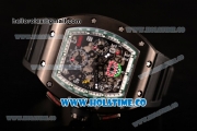 Richard Mille RM005 FM Asia Automatic PVD Case with Skeleton Dial and Green Inner Bezel