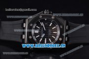 Audemars Piguet Royal Oak Offshore Diver Asia Automatic PVD Case Black Dial Stick Markers and Black Rubber Strap