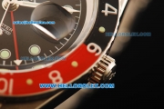 Rolex GMT-Master Swiss ETA 2846 Automatic Movement Steel Case with Black Dial and Ceramic Bezel