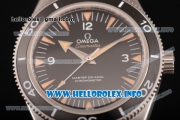 Omega Seamaster 300 Master Co-Axial Clone Omega 8500 Automatic Full Steel with Black Dial and Stick Markers