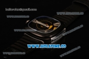 SevenFriday M2-1 Miyota 82S7 Automatic PVD Case with Black/Yellow Dial and Black Leather Strap