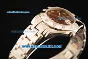 Rolex Datejust Automatic Movement Full Steel with Brown Dial and Diamond Bezel-ETA Coating Case