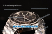 Omega Seamaster Planet Ocean Clone 8500 Automatic Full Steel with Black Dial and Stick Markers - 1:1 Original