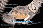 Patek Philippe Nautilus Swiss Valjoux 7750 Automatic Full Steel with Black Dial and Stick Markers - 1:1 Original (BP)