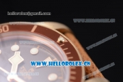 Tudor Heritage Black Bay Swiss ETA 2824 Automatic Bronze Case with Brown Dial Brown Leather Strap and Dot Markers - 1:1 Original (ZF)