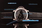 Panerai Luminor Marina PAM 312 Swiss Valjoux 7750 Automatic Steel Case with Black Dial and Black Leather Strap-1:1 Original